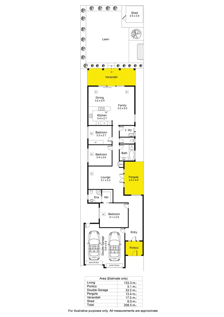 Floorplan of Homely house listing, 12B Davies Avenue, Tranmere SA 5073