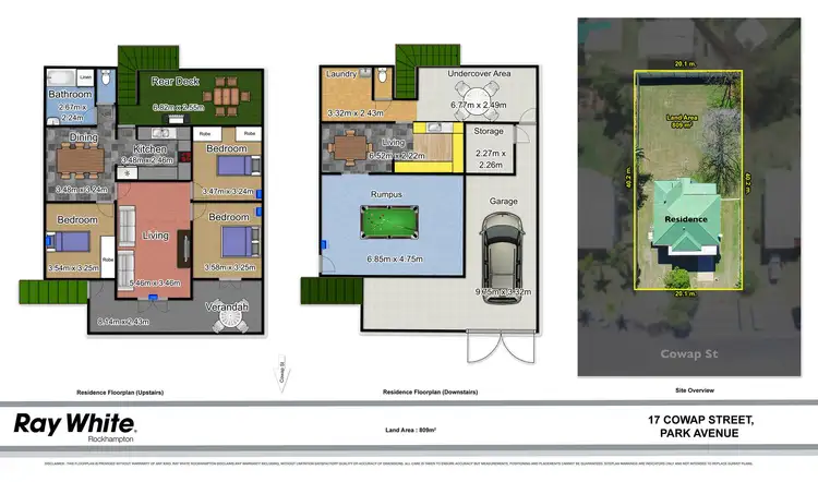 Floorplan of Homely house listing, 17 Cowap Street, Park Avenue QLD 4701