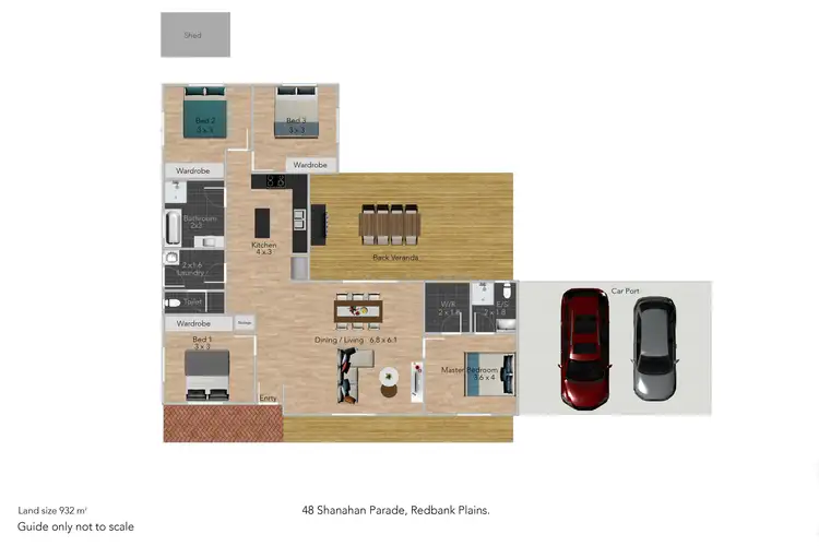 Floorplan of Homely house listing, 48 Shanahan Parade, Redbank Plains QLD 4301