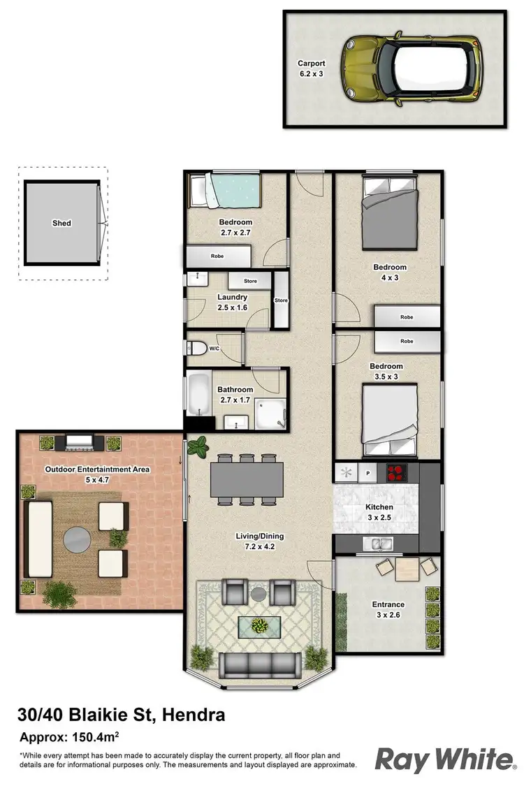 Floorplan of Homely house listing, 30/40 Blaikie Street, Hendra QLD 4011