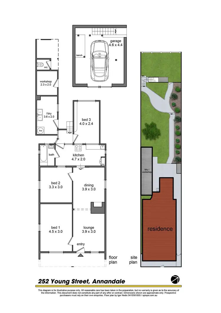Floorplan of Homely house listing, 252 Young Street, Annandale NSW 2038