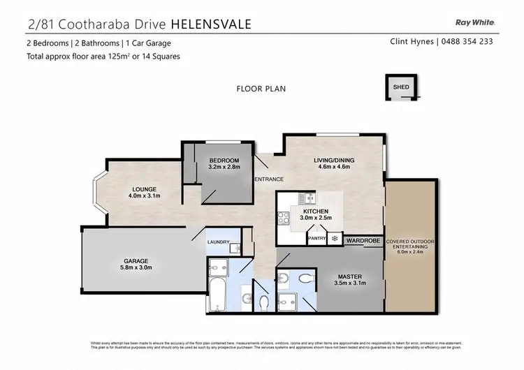 Floorplan of Homely house listing, 2/81 Cootharaba Drive, Helensvale QLD 4212