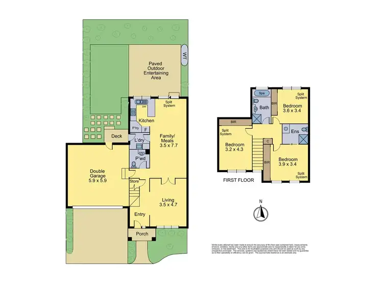 Floorplan of Homely townhouse listing, 6/5-7 Casella Street, Mitcham VIC 3132