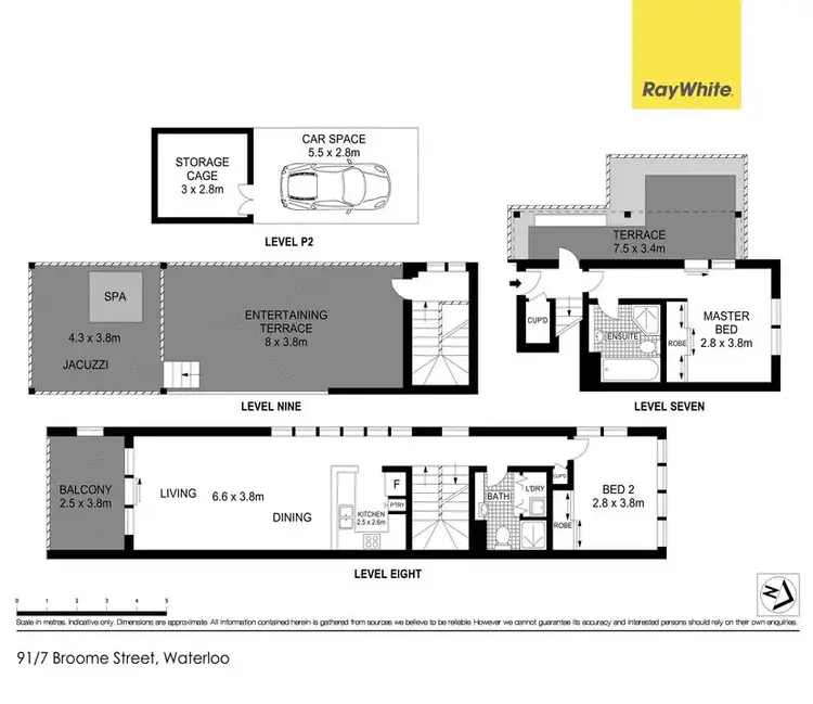 Floorplan of Homely apartment listing, 91/7 Broome Street, Waterloo NSW 2017
