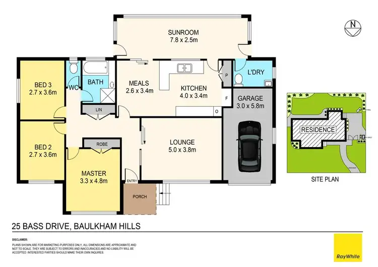 Floorplan of Homely house listing, 25 Bass Drive, Baulkham Hills NSW 2153