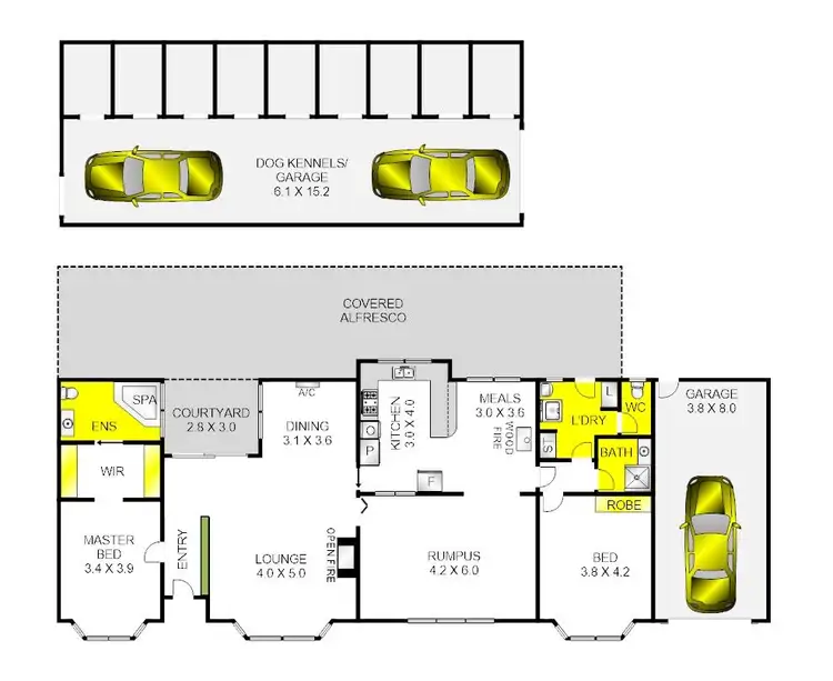Floorplan of Homely house listing, 15 Spalding Street, Lara VIC 3212