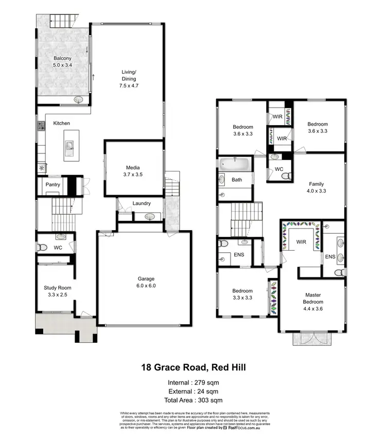 Floorplan of Homely house listing, 18 Grace Street, Red Hill QLD 4059