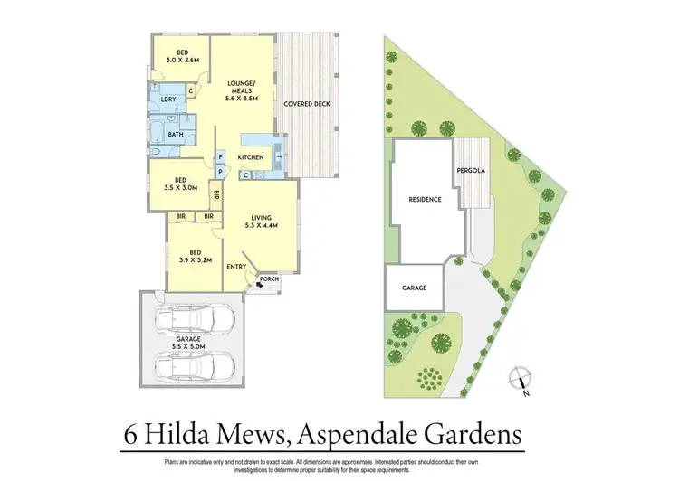 Floorplan of Homely house listing, 6 Hilda Mews, Aspendale Gardens VIC 3195