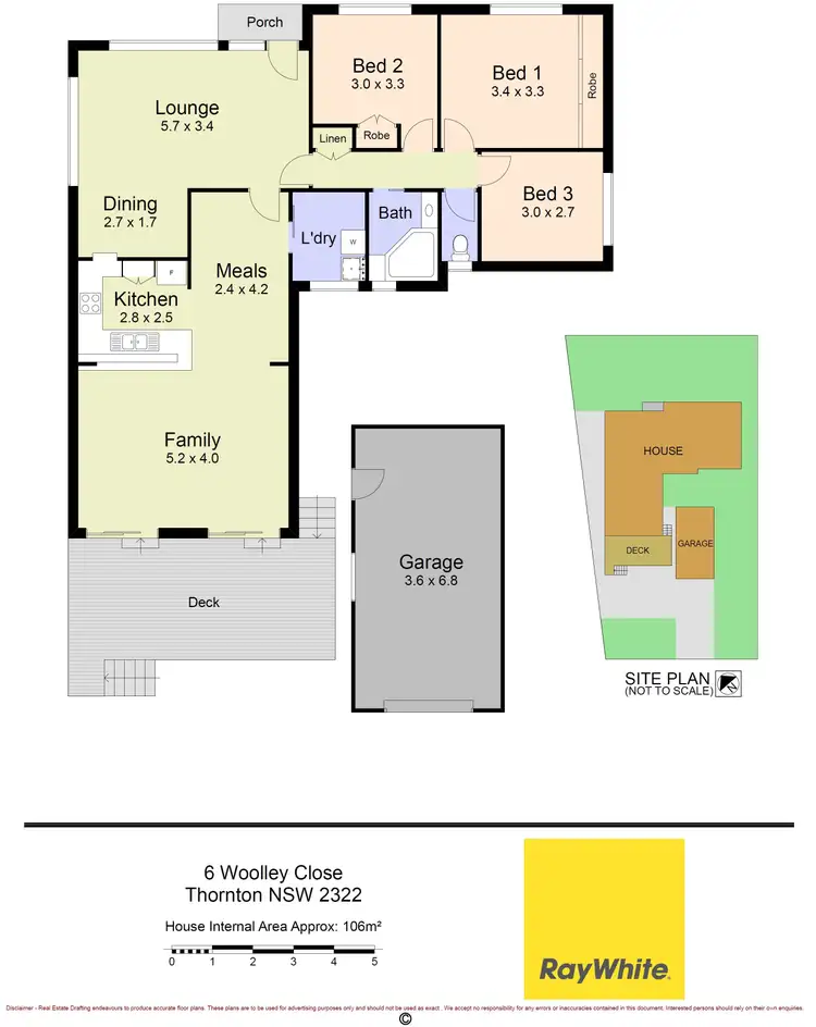 Floorplan of Homely house listing, 6 Woolley Close, Thornton NSW 2322