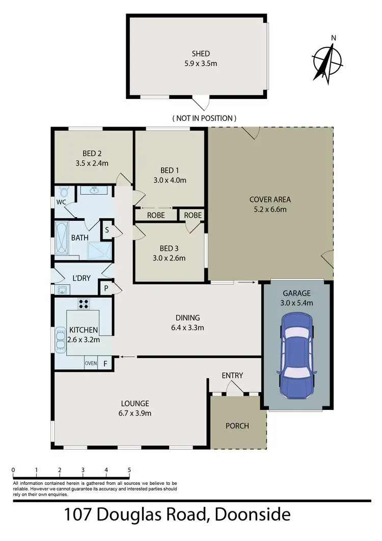 Floorplan of Homely house listing, 107 Douglas Road, Doonside NSW 2767