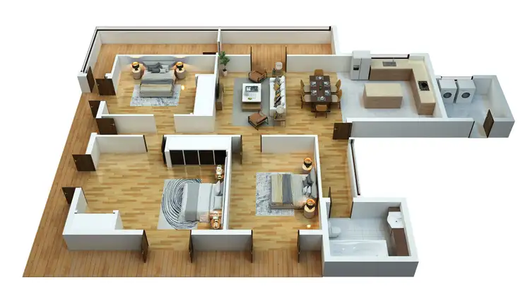 Floorplan of Homely rural property listing, 'Raymond Hill Cottage' 32R/A Benolong Road, Dubbo NSW 2830