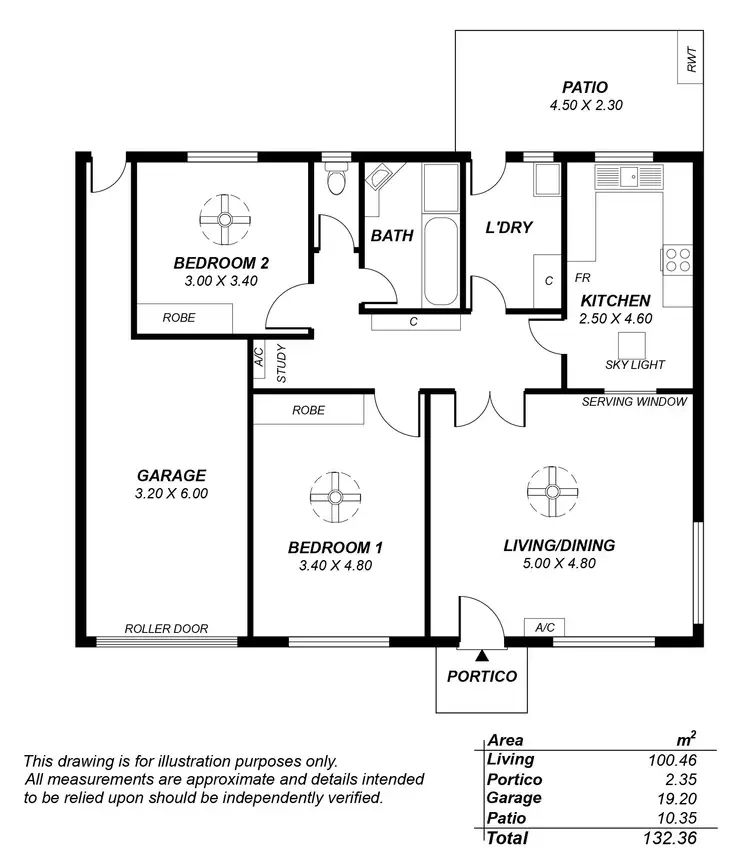 Floorplan of Homely unit listing, 4/10 Barry Road, Oaklands Park SA 5046