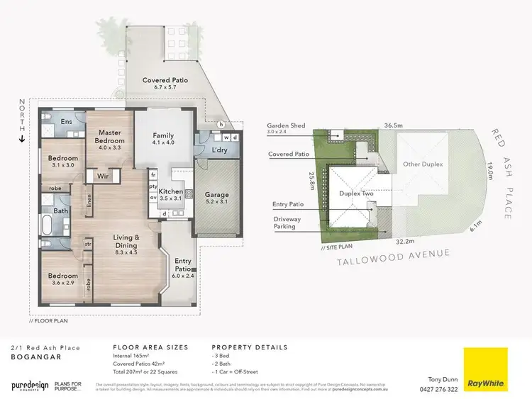 Floorplan of Homely other listing, 2/1 Red Ash Place, Bogangar NSW 2488
