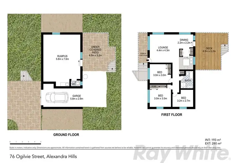 Floorplan of Homely house listing, 76 OGILVIE Street, Alexandra Hills QLD 4161