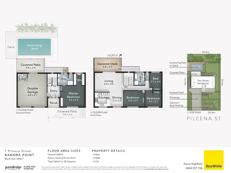 Floorplan of Homely house listing, 7 Pileena Street, Banora Point NSW 2486