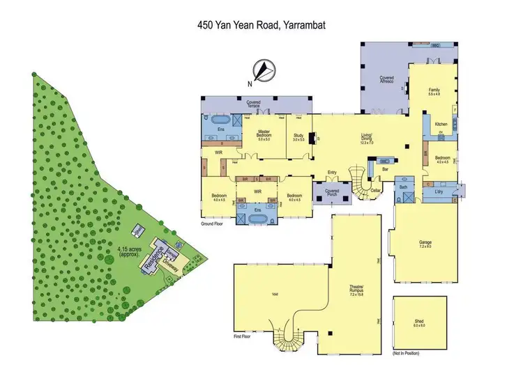 Floorplan of Homely house listing, 450 - 456 Yan Yean Road, Yarrambat VIC 3091