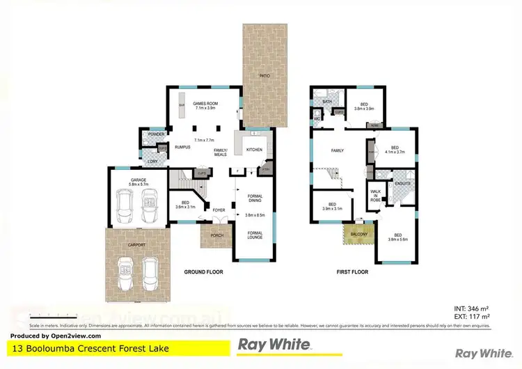 Floorplan of Homely house listing, 13 Booloumba Crescent, Forest Lake QLD 4078
