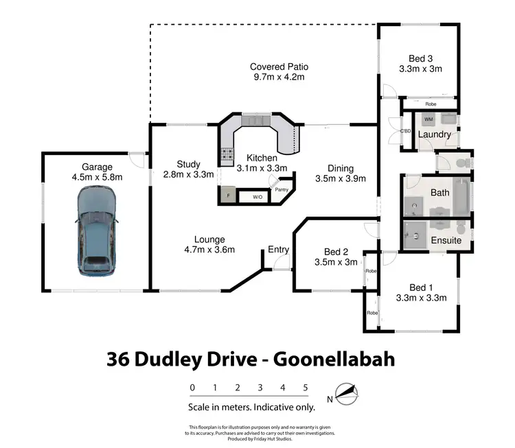 Floorplan of Homely house listing, 36 Dudley Drive, Goonellabah NSW 2480