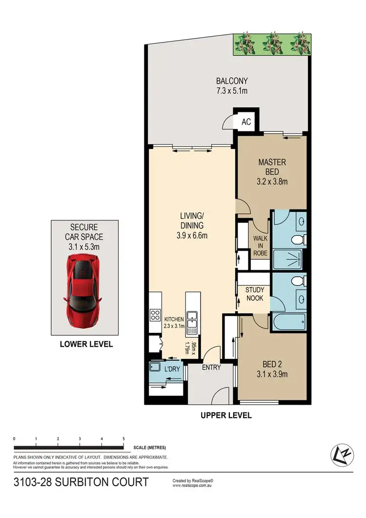 Floorplan of Homely unit listing, 3103/16 Surbiton Court, Carindale QLD 4152