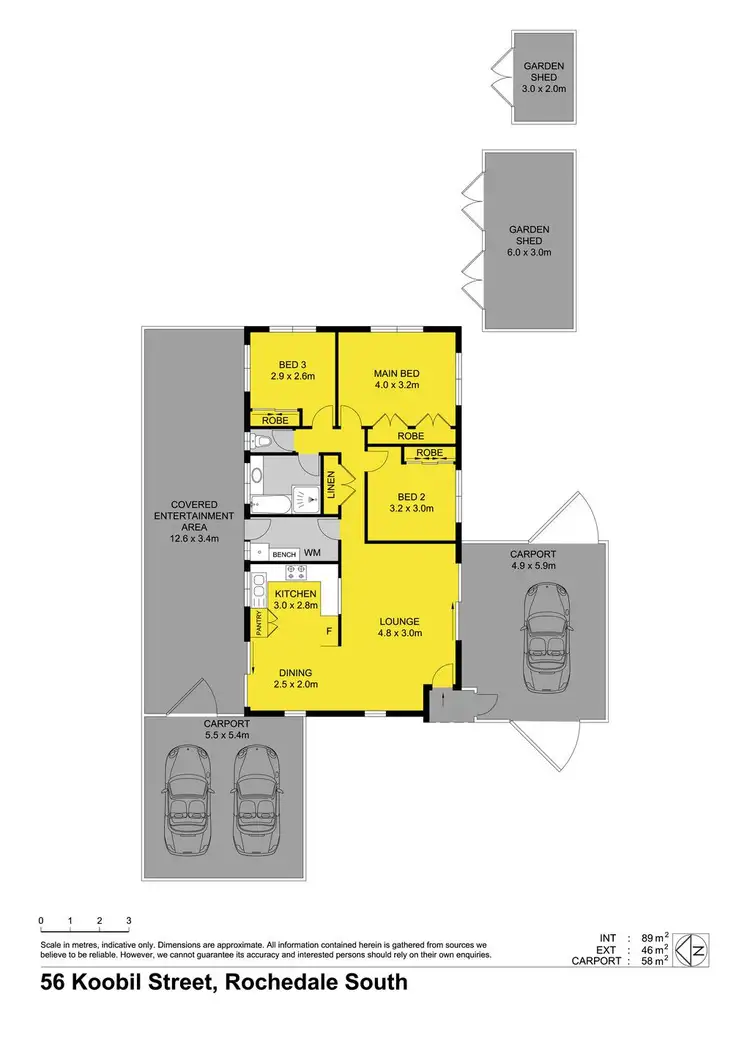 Floorplan of Homely house listing, 56 Koobil Street, Rochedale South QLD 4123