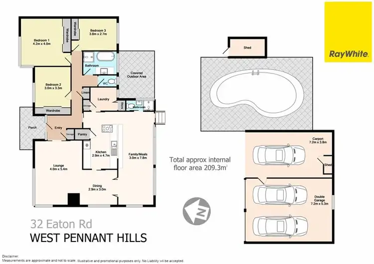 Floorplan of Homely house listing, 32 Eaton Road, West Pennant Hills NSW 2125