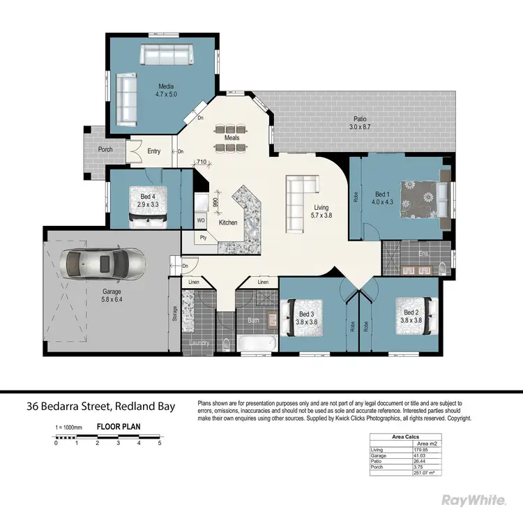 Floorplan of Homely house listing, 36 Bedarra Street, Redland Bay QLD 4165