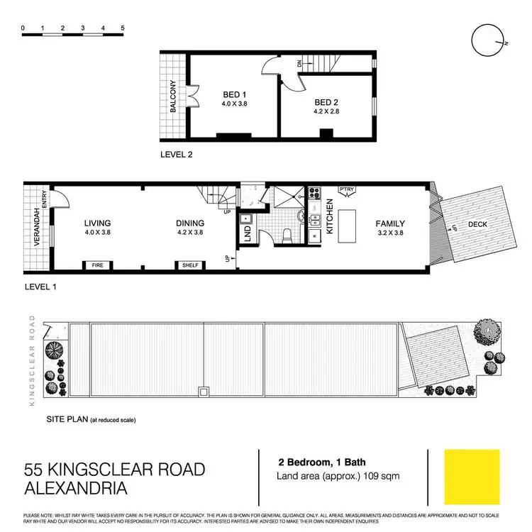 Floorplan of Homely house listing, 55 Kingsclear Road, Alexandria NSW 2015