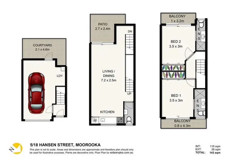 Floorplan of Homely apartment listing, 5/18 Hansen Street, Moorooka QLD 4105