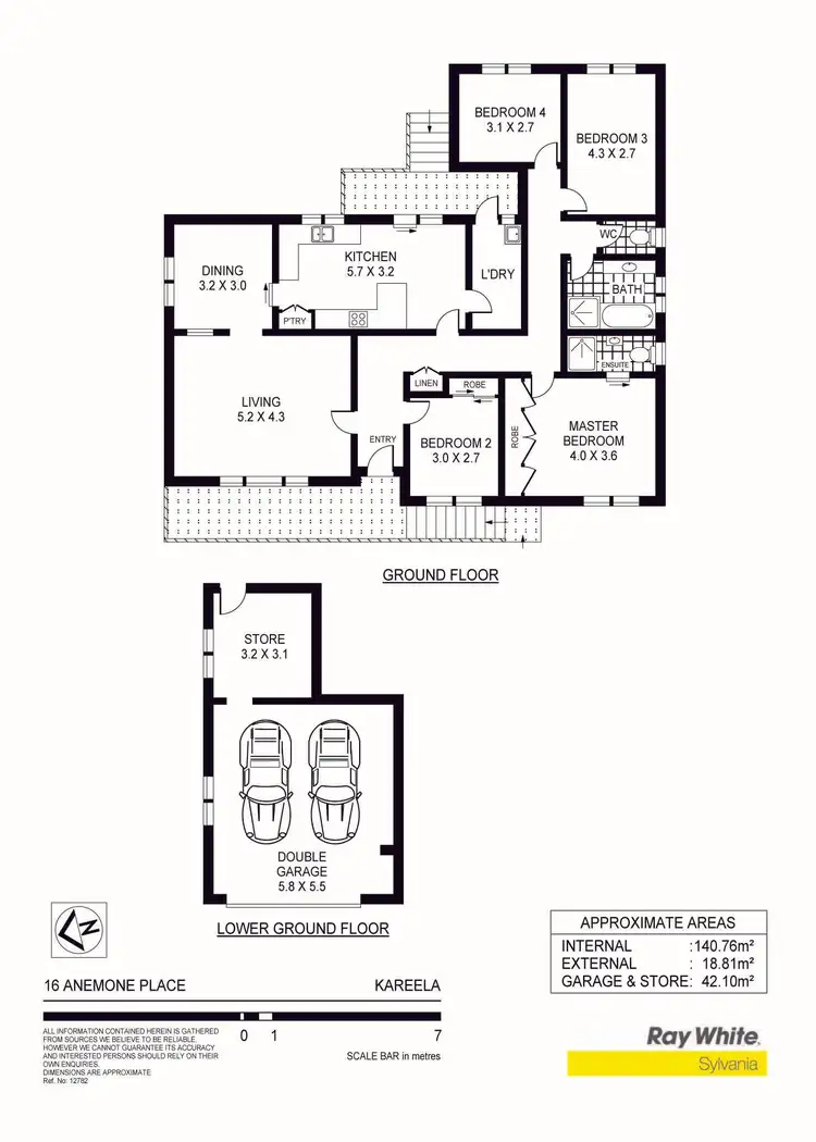 Floorplan of Homely house listing, 16 Anemone Place, Kareela NSW 2232