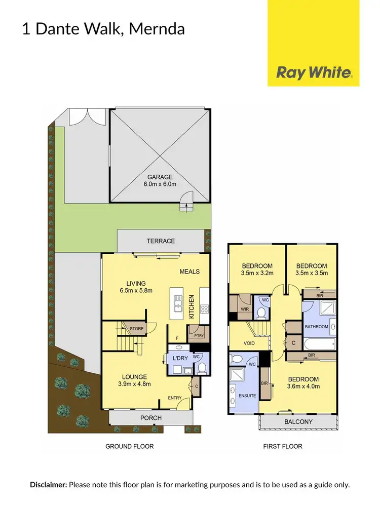 Floorplan of Homely house listing, 1 Dante Walk, Mernda VIC 3754
