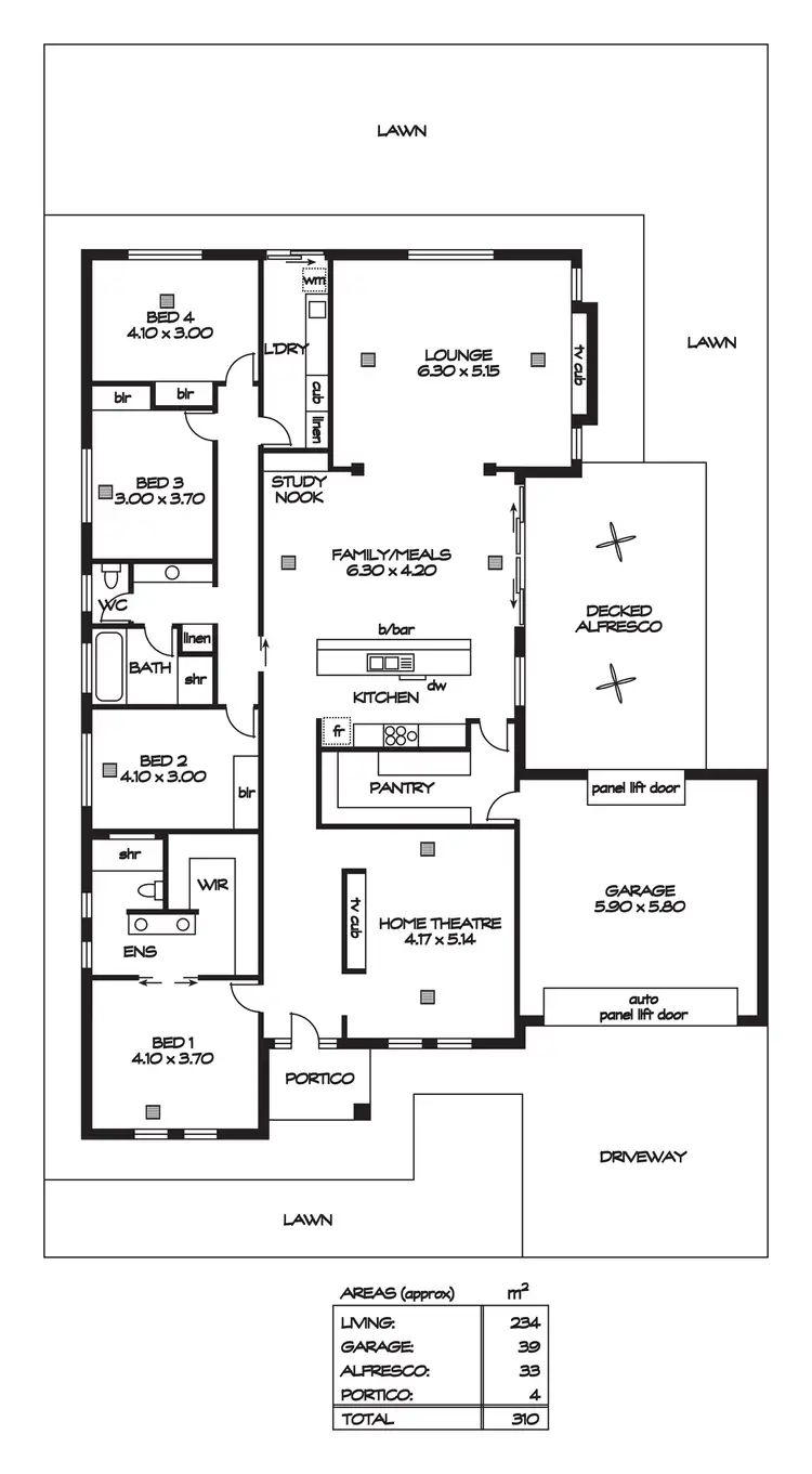 Floorplan of Homely house listing, 5 Soumada Road, Munno Para West SA 5115