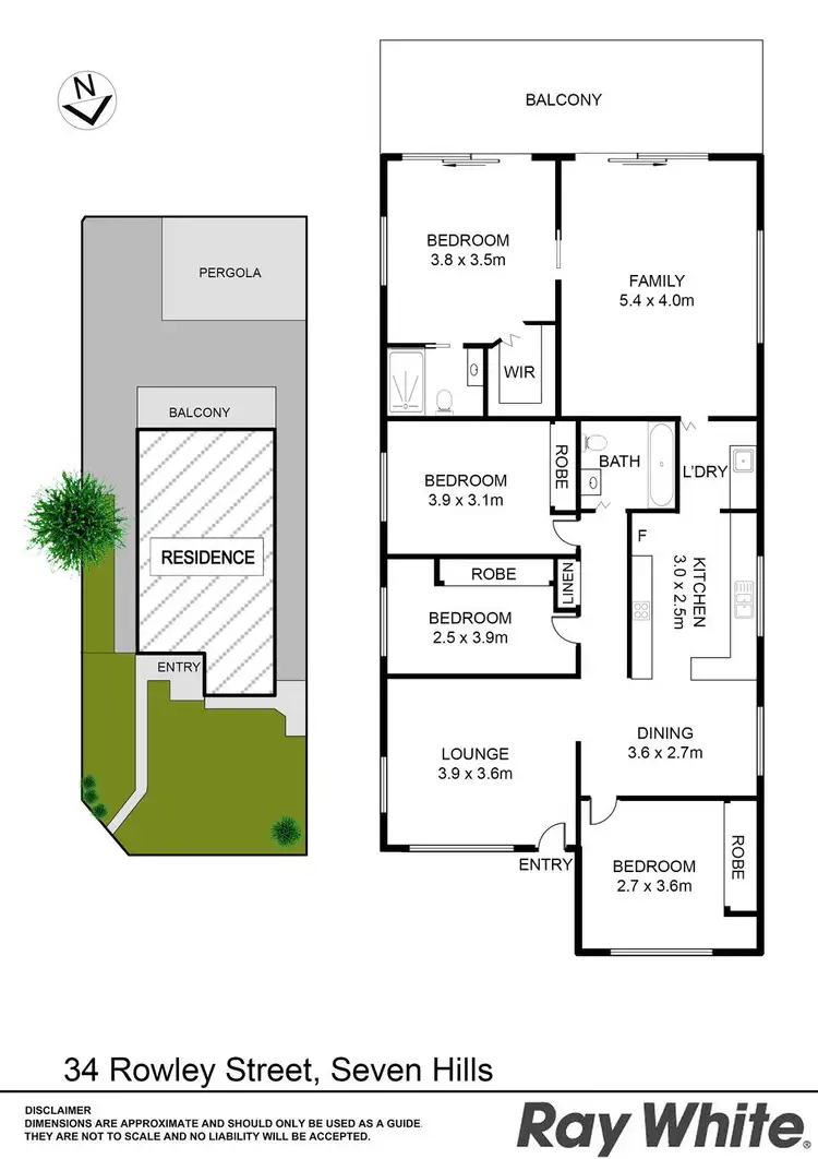 Floorplan of Homely house listing, 34 Rowley Street, Seven Hills NSW 2147