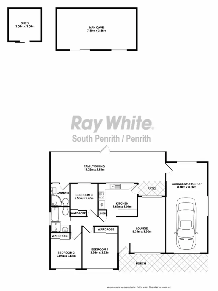 Floorplan of Homely house listing, 15 Carinda Drive, South Penrith NSW 2750