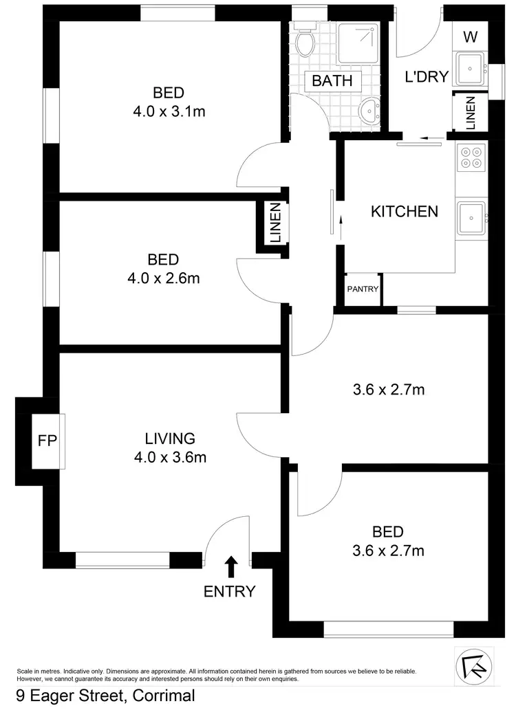 Floorplan of Homely house listing, 9 Eager Street, Corrimal NSW 2518