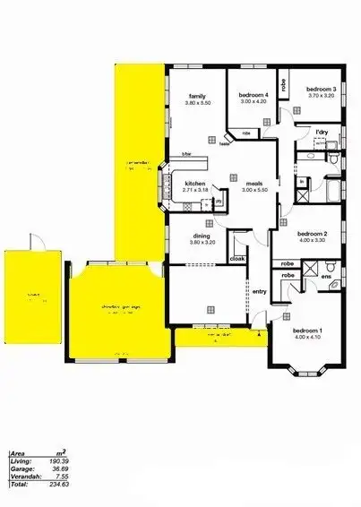 Floorplan of Homely house listing, 9 Parken Crescent, Noarlunga Downs SA 5168