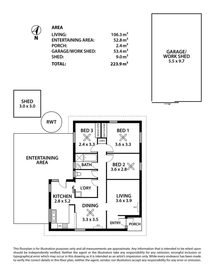 Floorplan of Homely house listing, 6 Robin Street, Murray Bridge SA 5253