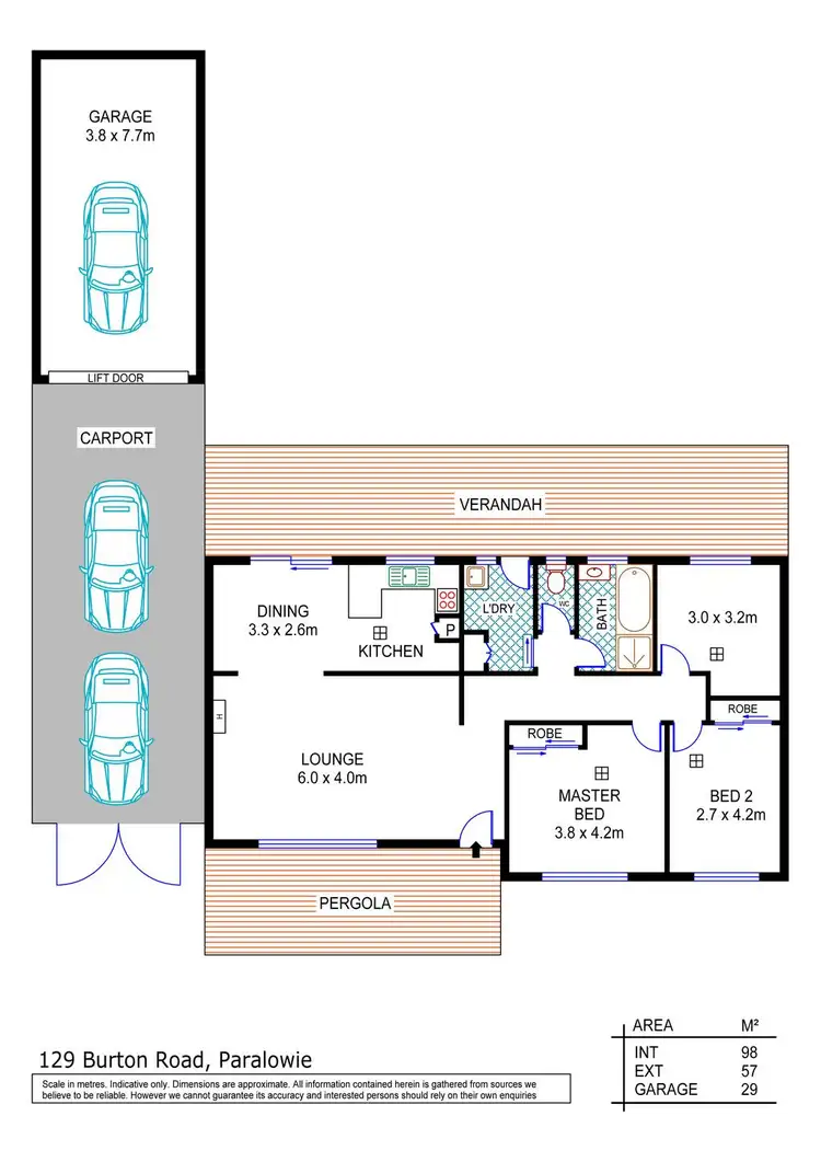 Floorplan of Homely house listing, 129 Burton Road, Paralowie SA 5108