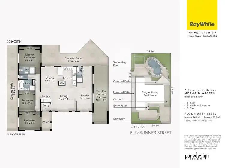 Floorplan of Homely house listing, 7 Rumrunner Street, Mermaid Waters QLD 4218