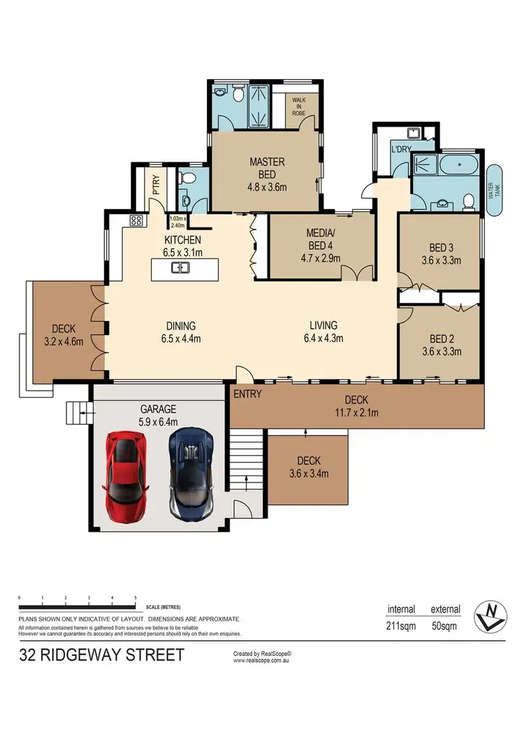 Floorplan of Homely house listing, 32 Ridgeway Street, The Gap QLD 4061