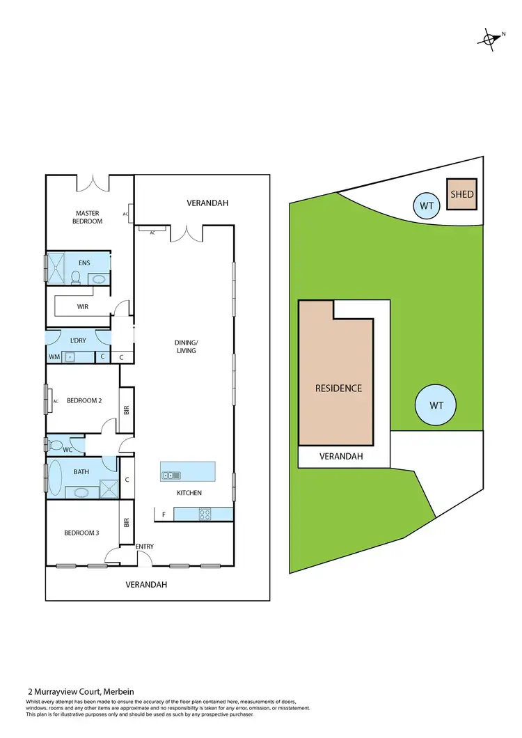Floorplan of Homely house listing, 2 Murrayview Court, Merbein VIC 3505
