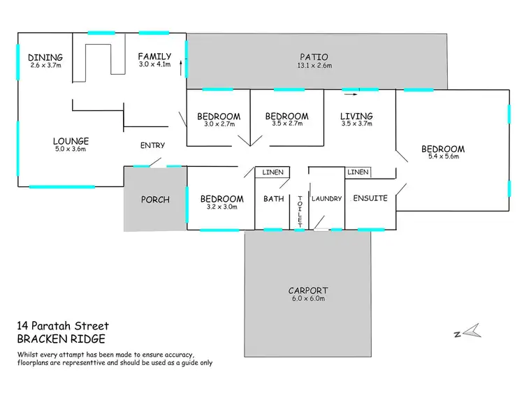 Floorplan of Homely house listing, 14 Paratah Street, Bracken Ridge QLD 4017