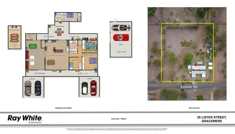 Floorplan of Homely house listing, 20 Lister Street, Gracemere QLD 4702