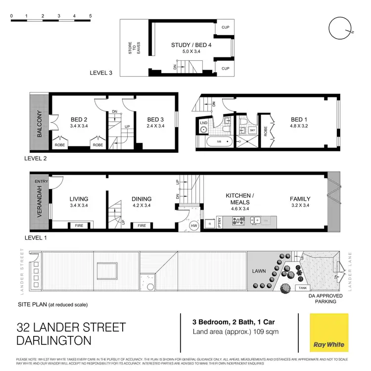 Floorplan of Homely house listing, 32 Lander Street, Darlington NSW 2008