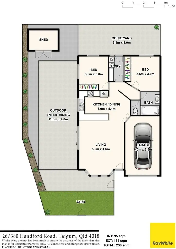 Floorplan of Homely unit listing, 26/380 Handford Road, Taigum QLD 4018