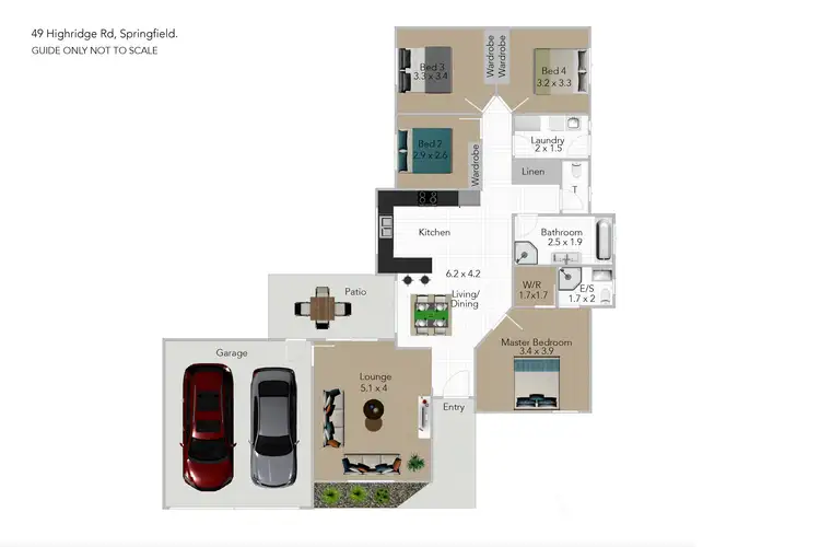 Floorplan of Homely house listing, 49 Highridge Road, Springfield QLD 4300