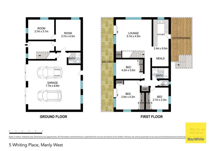 Floorplan of Homely house listing, 5 Whiting Place, Manly West QLD 4179