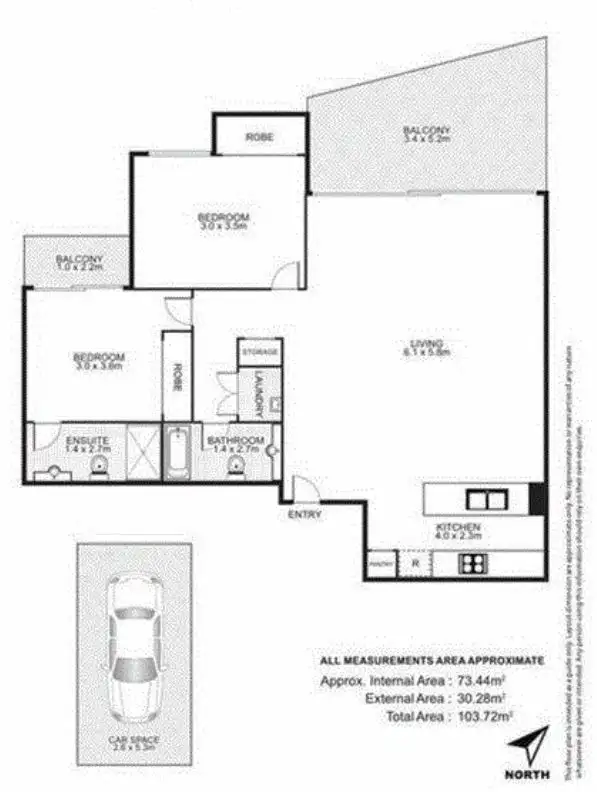 Floorplan of Homely apartment listing, 23/3 Lindwall Street, Upper Mount Gravatt QLD 4122