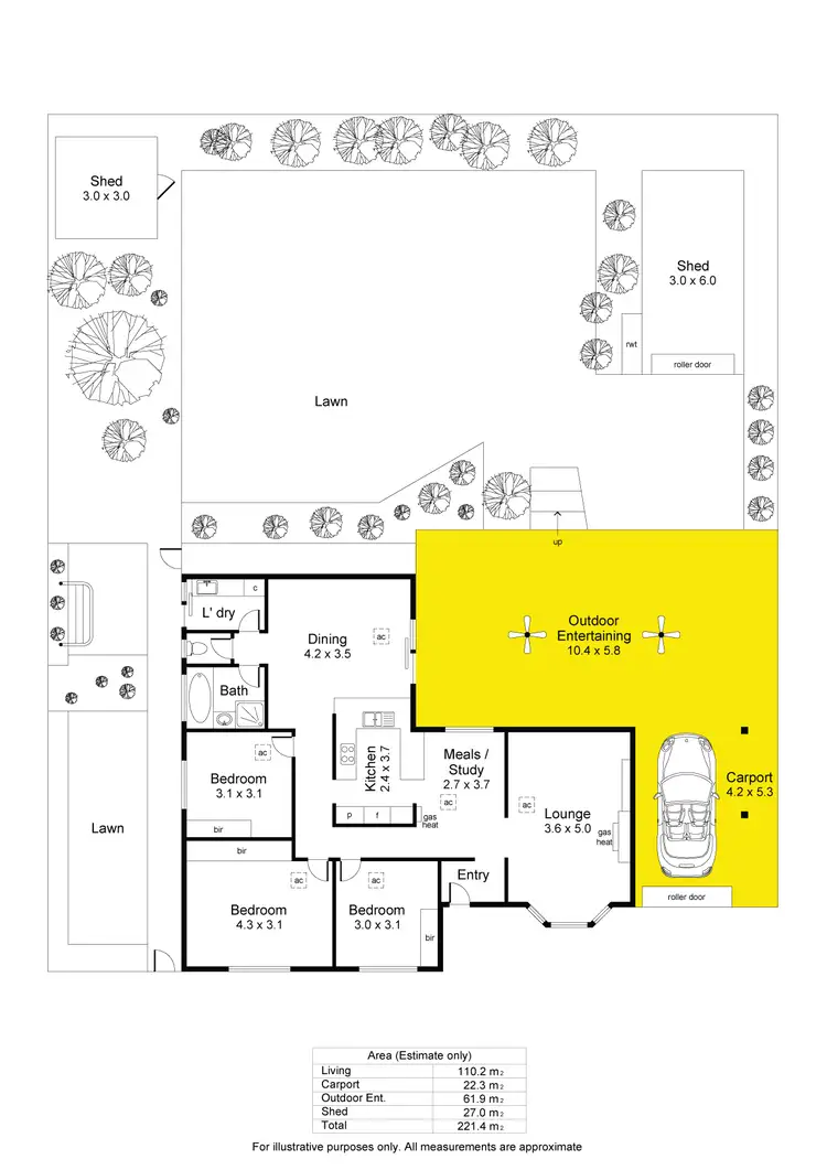 Floorplan of Homely house listing, 24 Fredrick Drive, Woodcroft SA 5162
