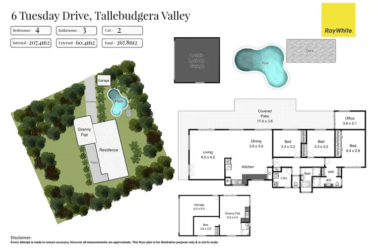 Floorplan of Homely house listing, 1/6 Tuesday Drive, Tallebudgera Valley QLD 4228
