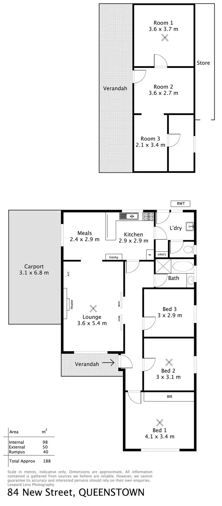 Floorplan of Homely house listing, 84 New Street, Queenstown SA 5014